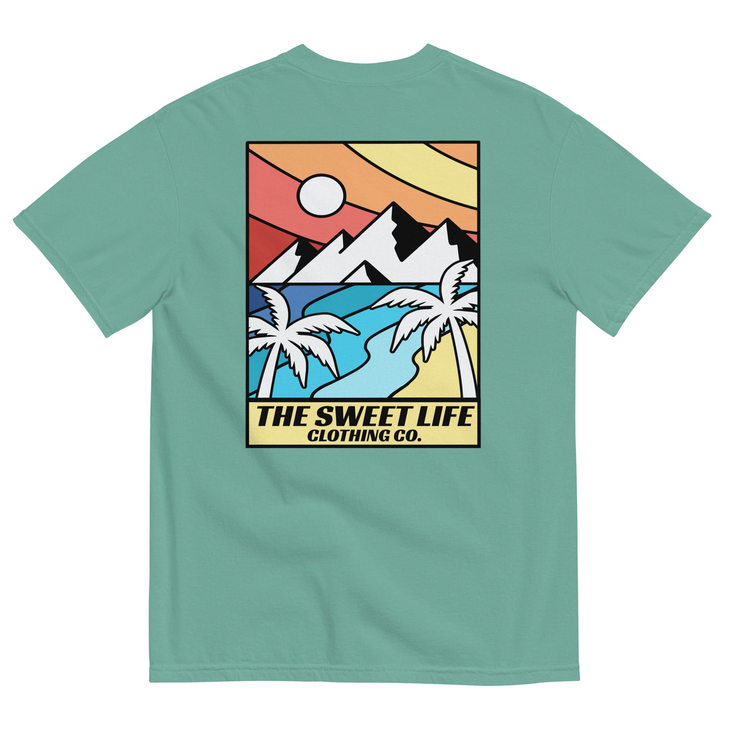 Abstract views tee