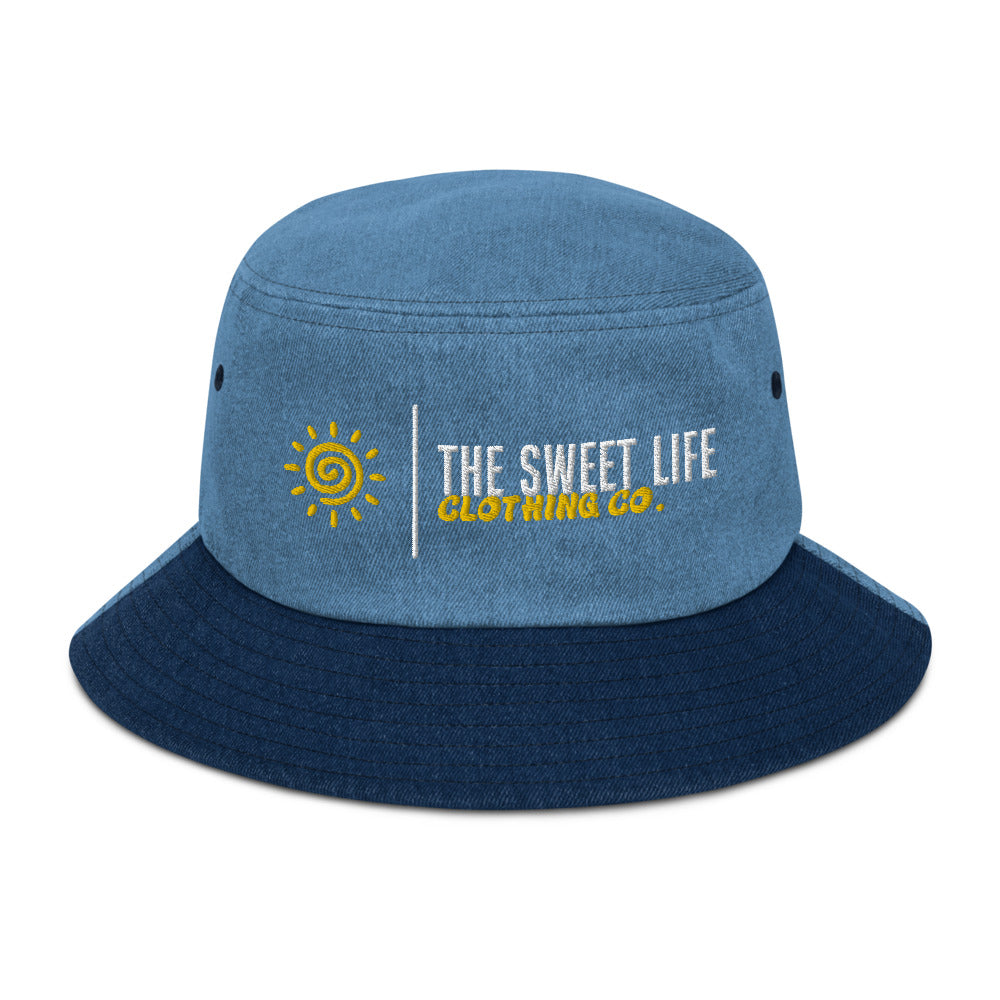 Denim bucket hat