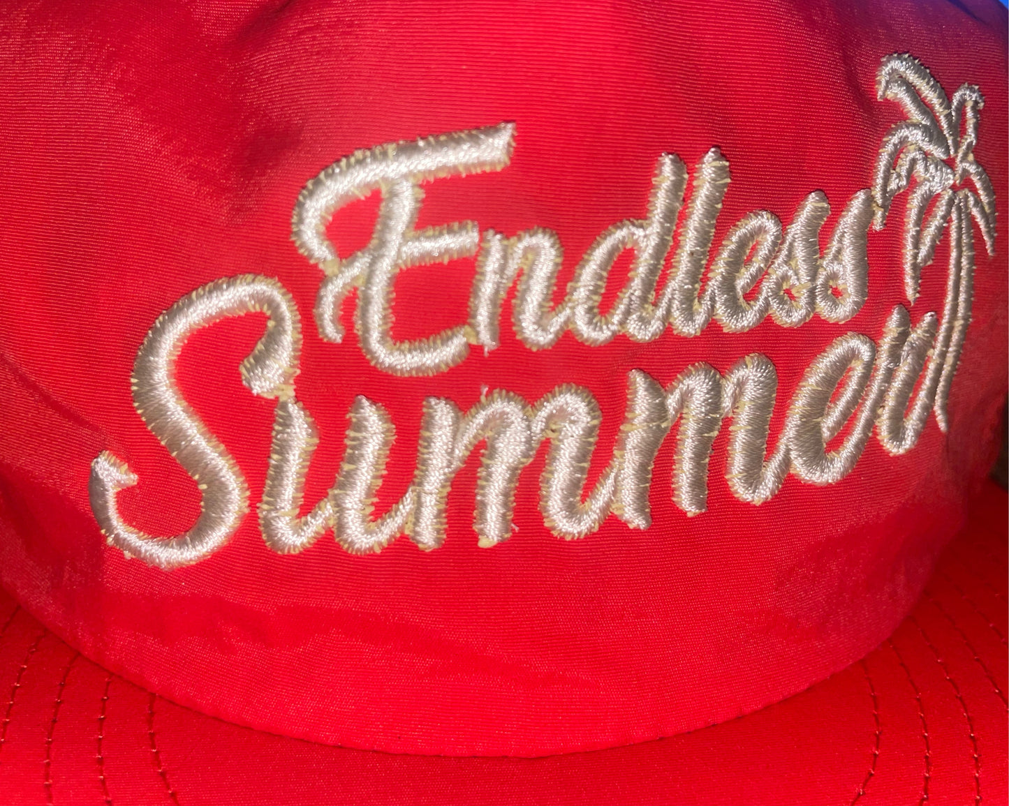 Fire Red Endless Summer Surf Cap