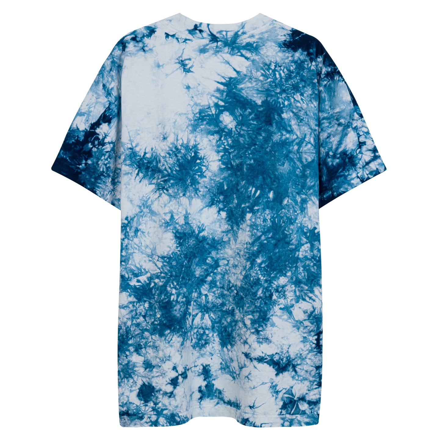 Oversized tie-dye logo tee